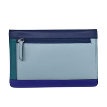 Load image into Gallery viewer, AP-6181 Denim Multi Leather Crossbody Envelope Bag