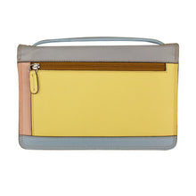 Load image into Gallery viewer, AP-6181 Pastel Multi Leather Crossbody Envelope Bag