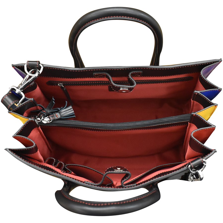 AP-6191/Rainbow Accordion bag Available Mid Oct – JEWN Handbags