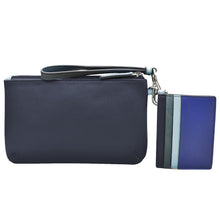 Load image into Gallery viewer, AP-6202/Denim Multi Clutch with Detachable Card Holder