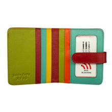 Load image into Gallery viewer, AP-7301/Citrus Multi Tab Purse with Credit Card slots