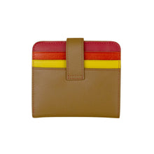 Load image into Gallery viewer, AP-7301/Rainbow Multi Tab Purse with Credit Card slots