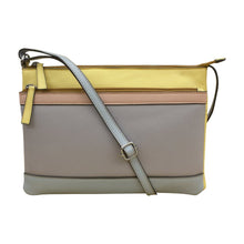 Load image into Gallery viewer, AP-6028/PASTELMULTI Leather Crossbody Handbag