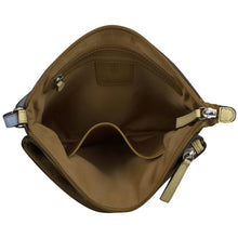 Load image into Gallery viewer, AP-6028/PASTELMULTI Leather Crossbody Handbag