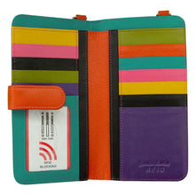 Load image into Gallery viewer, AP6363/BLACKBRIGHT Leather Crossbody Handbag with Phone Pocket