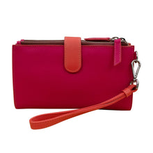 Load image into Gallery viewer, AP-7422/SUNSET  Leather Phone Wristlet
