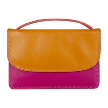 Load image into Gallery viewer, AP-6181 Sunset Multi Leather Crossbody Envelope Bag