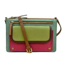 Load image into Gallery viewer, AP-6774 SAGEMULTI CROSSBODY LEATHER BAG