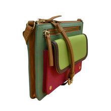 Load image into Gallery viewer, AP-6774 SAGEMULTI CROSSBODY LEATHER BAG