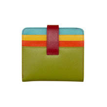 Load image into Gallery viewer, AP-7301/Citrus Multi Tab Purse with Credit Card slots