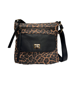 WAW-5023/CAMEL LEOPARD BLACK