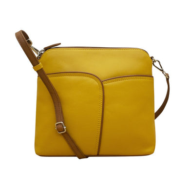 AP-6123 in Yellow Stone colour combination Leather Crossbody