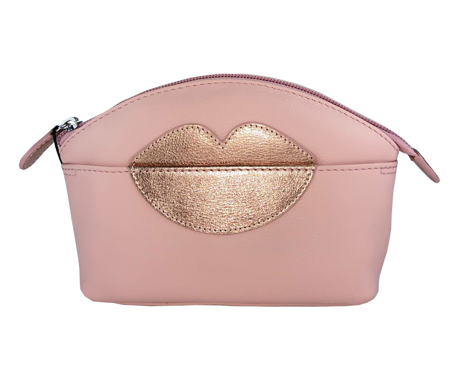 Blush leather sales purse